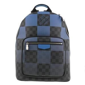 LOUIS VUITTON Josh NV Bag Backpack Daypack Damier Graphite Black Blue